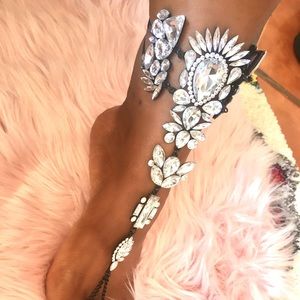 NEW GLAM Crystal Anklet